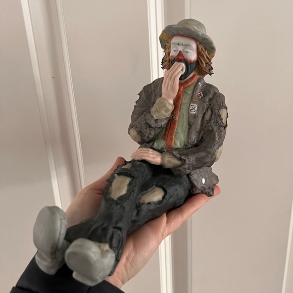 Emmett Kelly SCULPTURE "BEDTIME" CLOWN, Original Box NEW - Picture 3 of 5